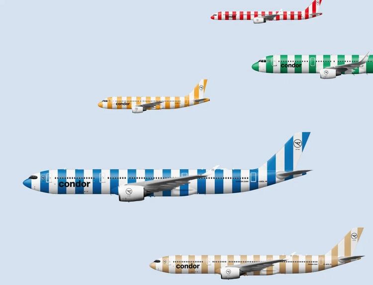 Condor обновляет свой парк узкофюзеляжных «полосатых» самолетов