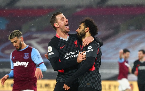 Ливерпуль в гостях обыграл Вест Хэм, Ярмоленко вышел на замену