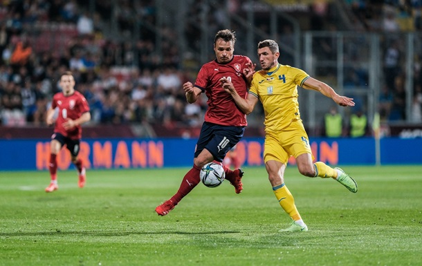 Сборная Украины на последних секундах упустила победу над Чехией