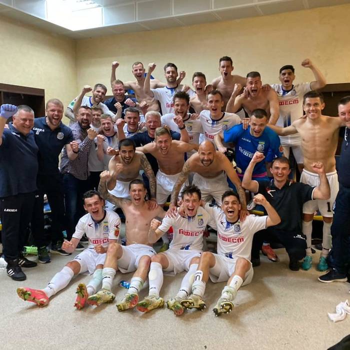 Черноморец празднует выход в УПЛ