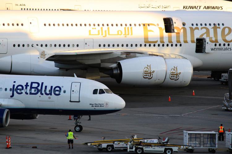 Авиакомпании Emirates и JetBlue разрывают партнерство, начатое в 2012 году