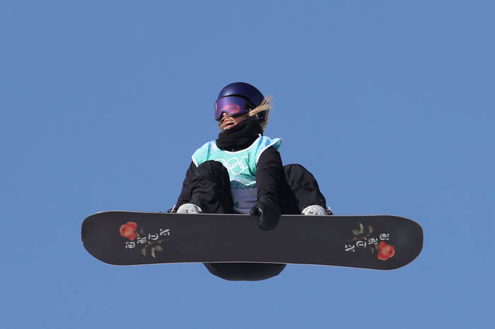 Анна Гассер во время выступления