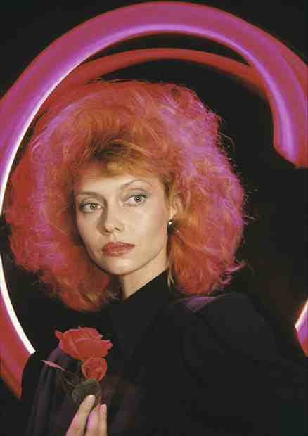 Елена Метелкина в модной съемке, 1989 год