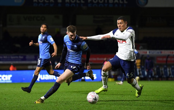 Тоттенхэм с трудом обыграл Уиком и пробился в 1/8 финала Кубка Англии