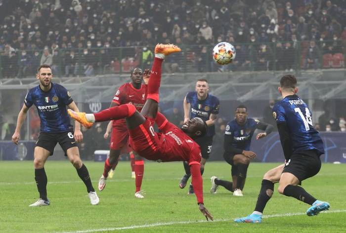 Кадр с матч Интер - Ливерпуль