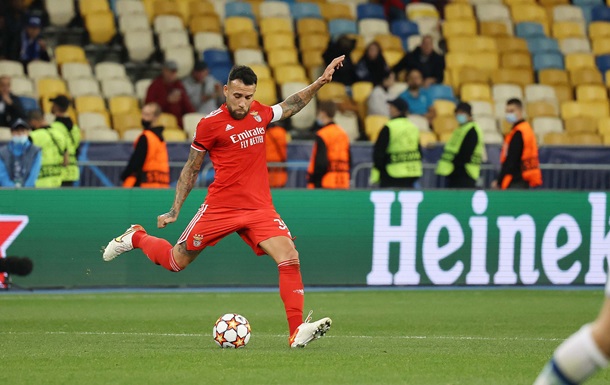 Отаменди - лучший игрок матча Динамо - Бенфика по версии УЕФА