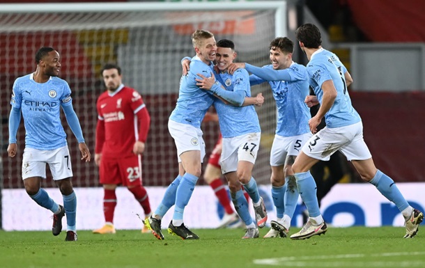 Манчестер Сити разгромил Ливерпуль, отправив в ворота Алиссона четыре мяча