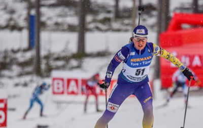 ЧЕ по биатлону: Украина стала пятой в одиночной смешанной эстафете