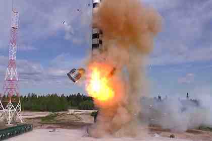 Бросковые испытания МБР РС-28 «Сармат»