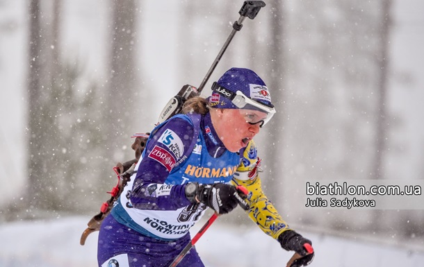 Меркушина выиграла женский масс-старт на чемпионате Украины