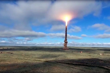 Испытательный пуск ракеты ПВО