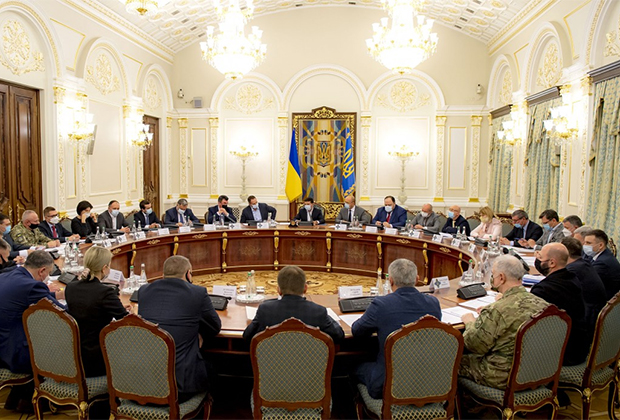 Заседание СНБО во главе с Владимиром Зеленским