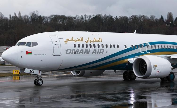 Авиакомпания Oman Air получила новый Boeing 737 MAX 8