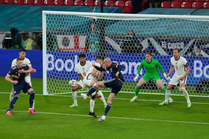 Кадры с матча Англия - Шотландия