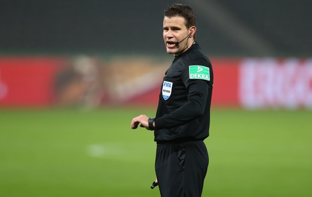 Матч Англия - Украина обслужит немецкая бригада арбитров