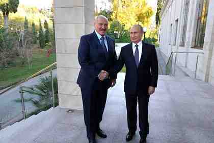 Александр Лукашенко и Владимир Путин