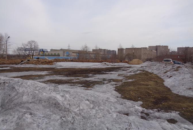 Пустырь на улице Данилова, где исчезла Марина Островская