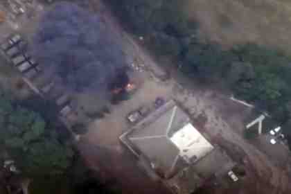 Кадр ударов Армении