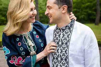 Елена и Владимир Зеленские