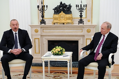 Владимир Путин и Ильхам Алиев