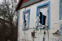 Дом в селе Петровское Донецкой области.