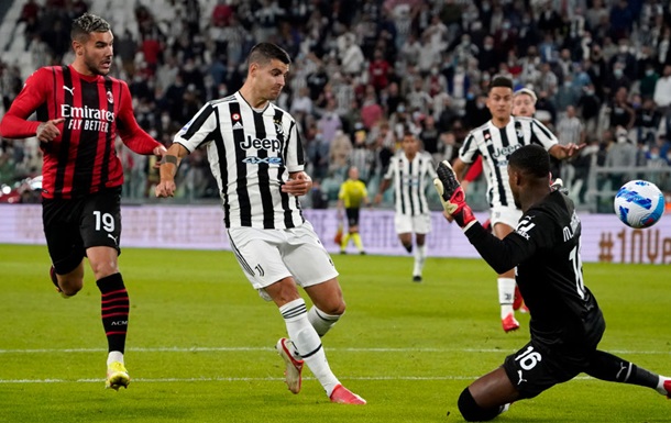 Ювентус сыграл вничью с Миланом и остался в зоне вылета