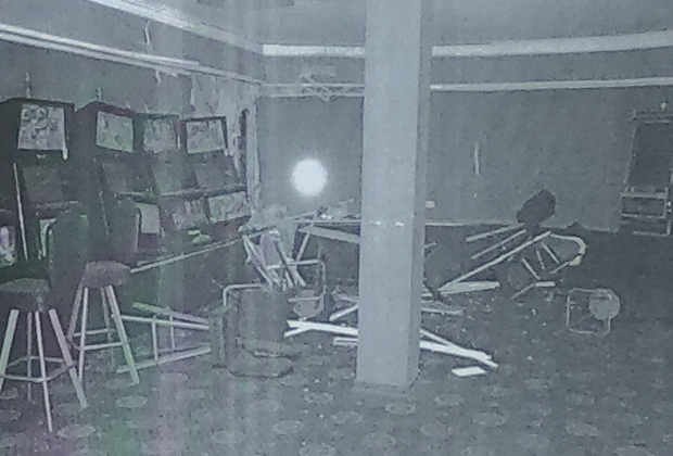 Последствия взрыва у зала игровых автоматов «Империя успеха»