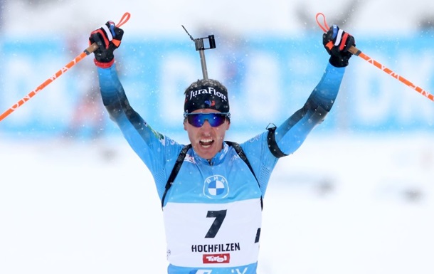 Биатлон: Фийон Майе выиграл гонку преследования в Хохфильцине, Пидручный - в ТОП-20