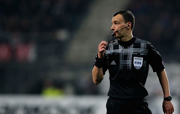 Украинские арбитры будут работать на матче отбора на чемпионат мира-2022