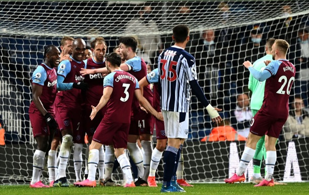 Вест Хэм Ярмоленко одержал волевую победу над Вест Бромвичем