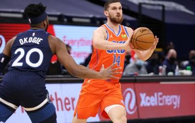 Михайлюк провел результативный матч за Оклахому против Миннесоты