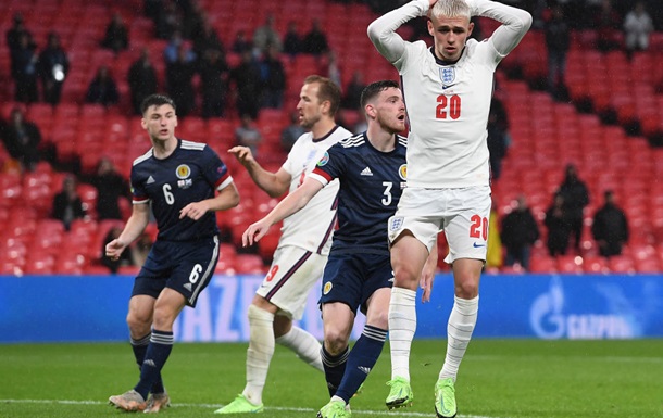 Англия в насыщенном матче расписала мировую с Шотландией