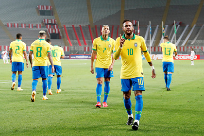 Игроки сборной Бразилии