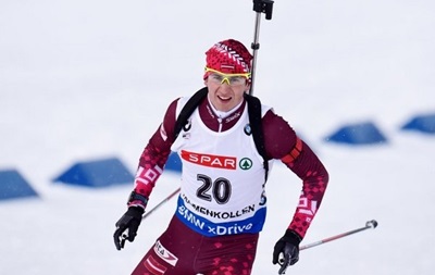 Лучшего латвийского биатлониста отстранили от соревнований