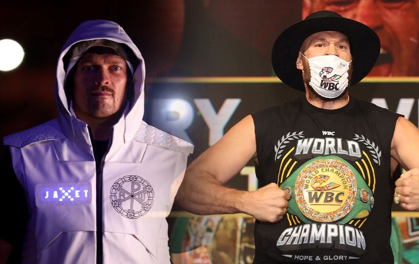 Усик встретился с Фьюри во время боя Ломаченко