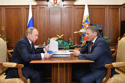 Владимир Путин и Борис Титов