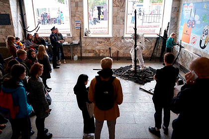 Перформанс «Черное небо», Новосибирск, 2019