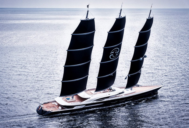 Яхта «Черная жемчужина» Олега Бурлакова стоимостью около 250 миллионов долларов