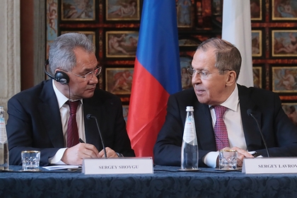 Сергей Шойгу и Сергей Лавров