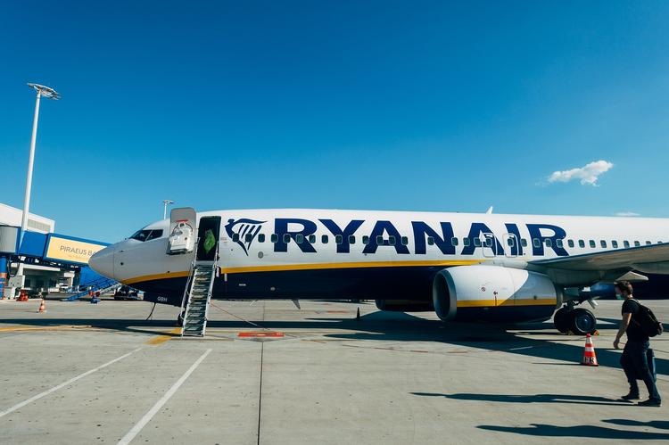 Истребители поднялись в воздух после угрозы взрыва на рейсе Ryanair в Греции