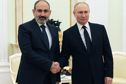 Никол Пашинян и Владимир Путин